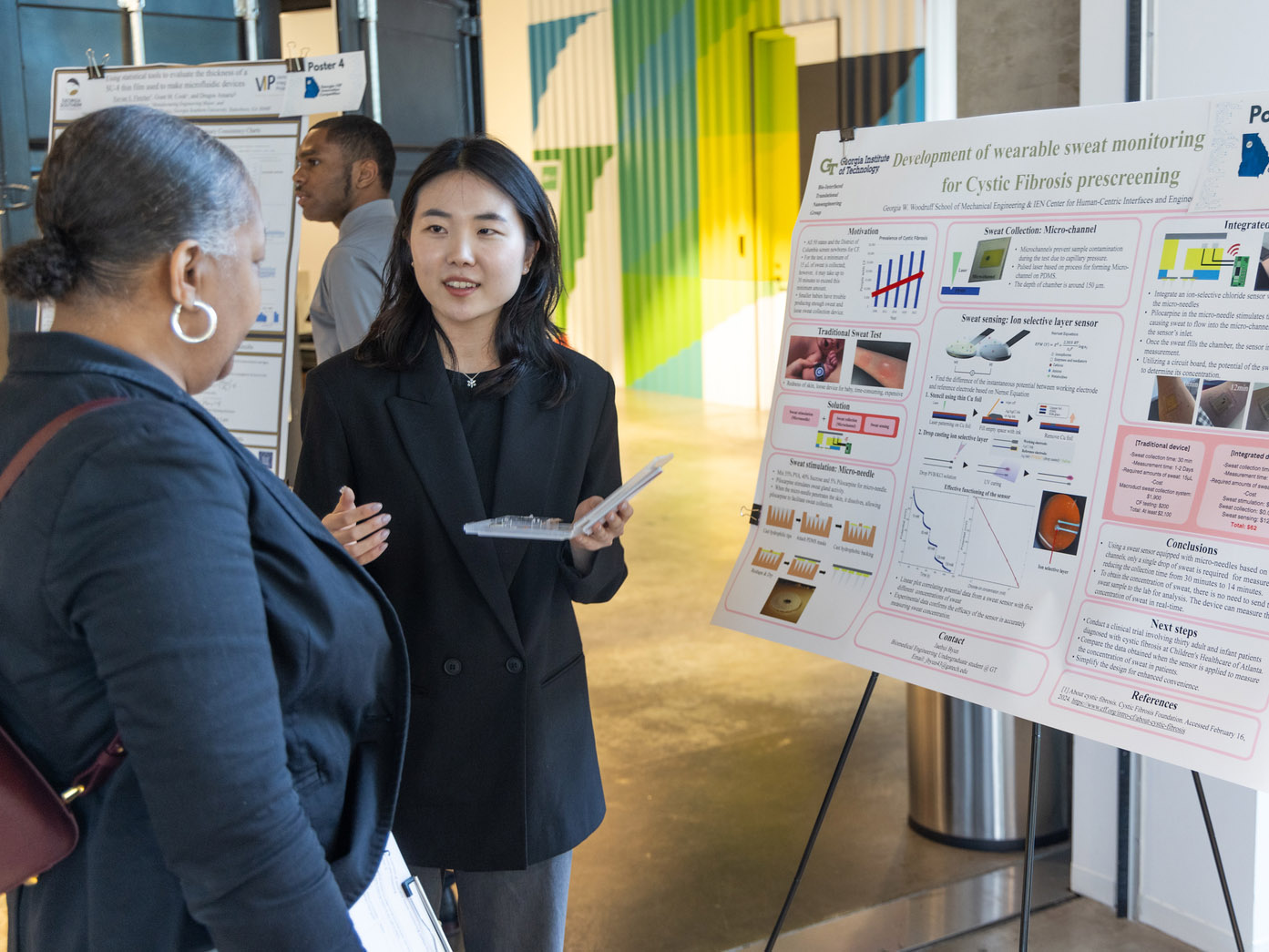 Poster Competition Spotlight: VIP at Georgia Tech proposes a more effective solution for testing infants for Cystic Fibrosis.