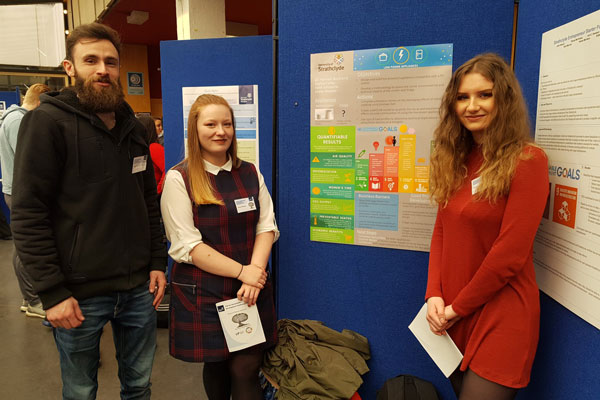 Strathclyde VIP teams showcased their research during the poster fair.