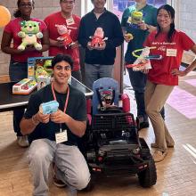 Students teamed up with local nonprofits to create and distribute the adapted toys.