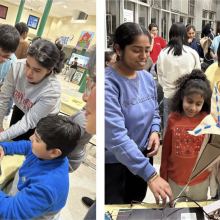 Students demonstrate kinetic origami