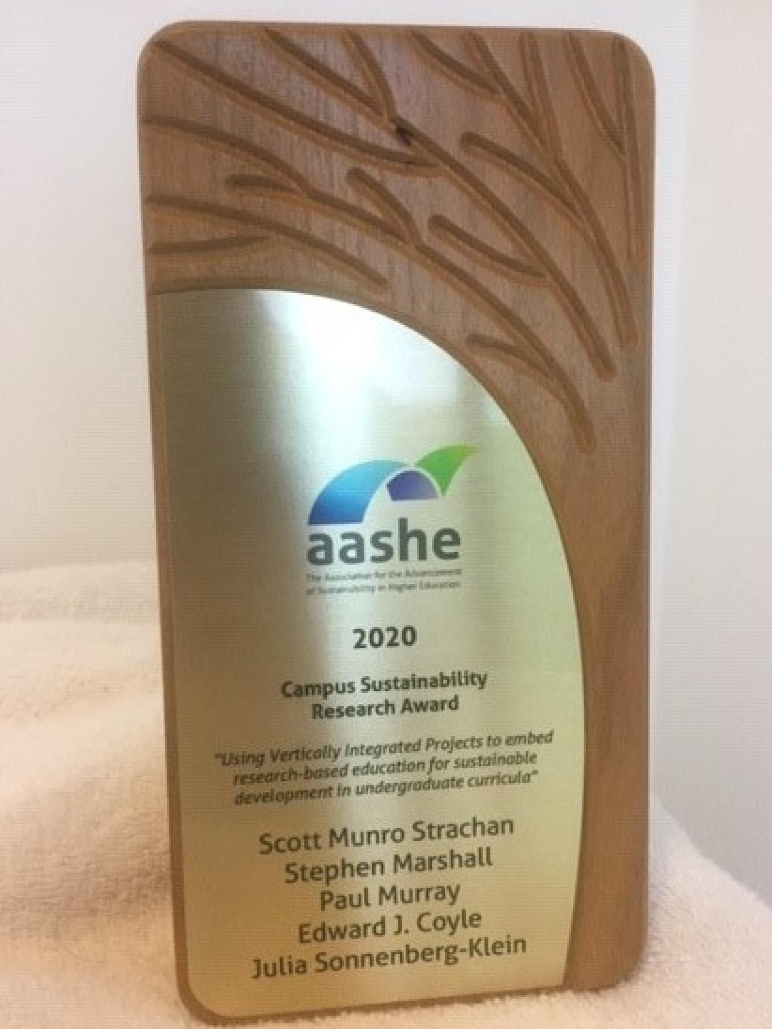 VIP @ Strathclyde & GA Tech win AASHE Award