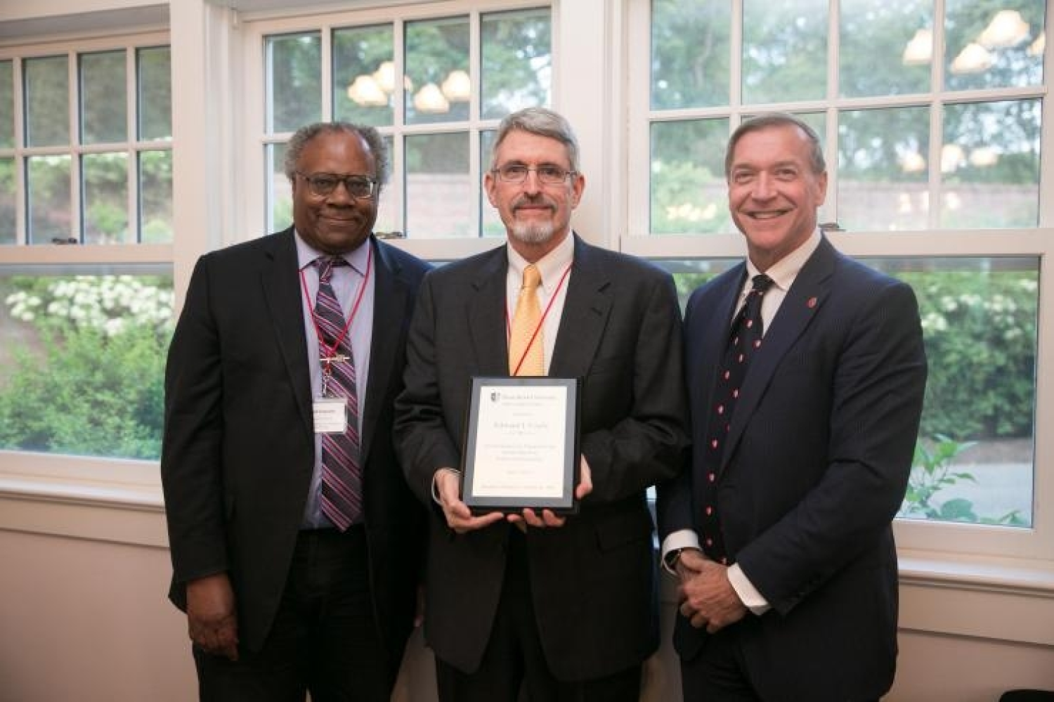 Ed Coyle received the "Advancing Civic Engagement and Socially Beneficial Science and Engineering" Award