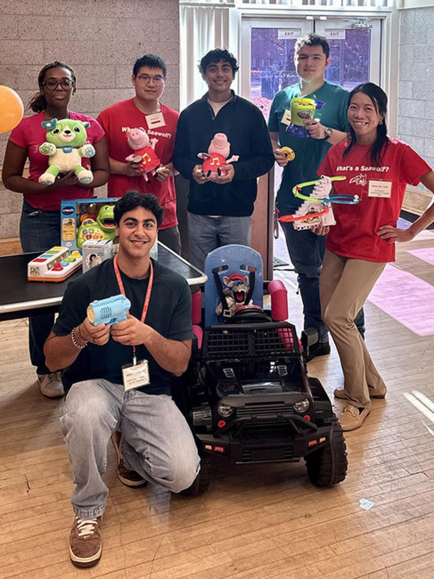 Students teamed up with local nonprofits to create and distribute the adapted toys.