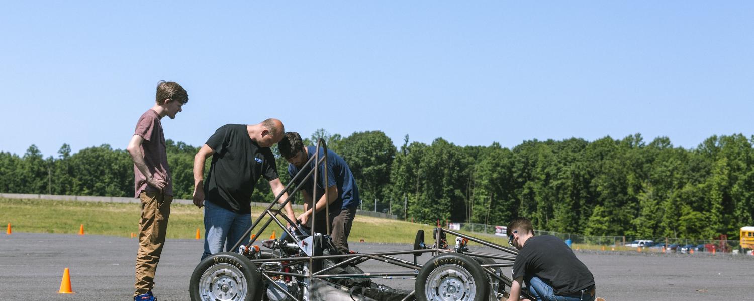 collaboration on a race car